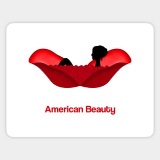 American Beauty movie fan art roses bath scene Sticker